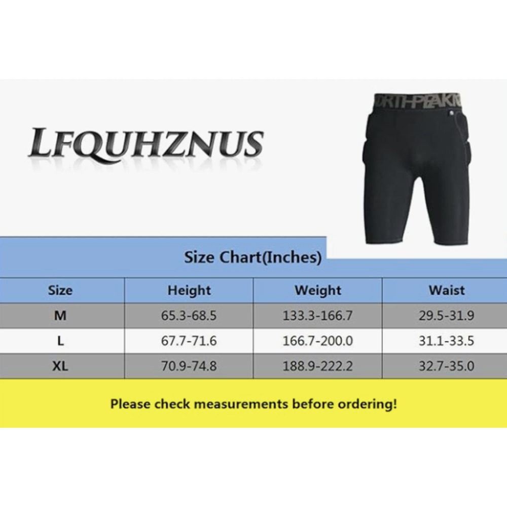 Lqfuhznus Butt Pads Snowboarding Impact Shorts Hip Protector for Men Women - Picture 6 of 6